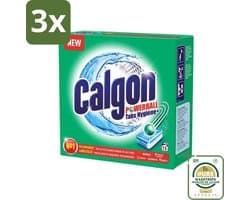 3 x Calgon - Wasmachinereiniger - Tegen Kalk - 15 Tabletten - Grootverpakking - Wasmachine Reinigen - Kalkvoorkomen - Wasmachine Beschermen - Wasmachine Onderhouden - Wasmachine Tabletten