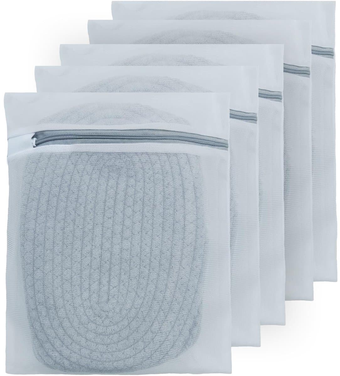 Vijf waszakjes 23 x 30 cm voor wasmachine — afbeelding 1