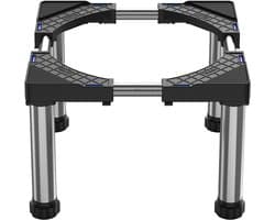 Ploutos® Wasmachine Verhoger - Wasmachine Sokkel - Wasmachine Onderstel - Zwart - 43cm x 25cm x 12cm