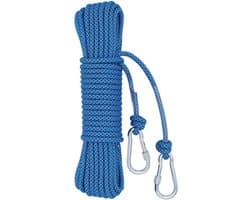 Waslijn Touw van 10M/15M/20M met Clips - Roestbestendig en Weerbestendig Touw voor Buitengebruik en Tuin