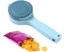 Zakclips - Afdichtklemmen - Zakken Sluiten - Eenvoudig Gripdesign - 204 x 75 cm - Blauw