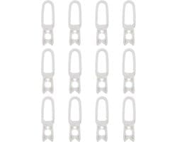 24 stuks- Wasknijpers-wasknijpers kunststof -wasknijpers groot-wasknijpers plastic -Badlaken Knijpers -Strandlaken Knijpers-Handdoek Knijpers-Voor dagelijks wasgoed, strandhanddoek, badhanddoek--Winddicht- Anti Slip-wit
