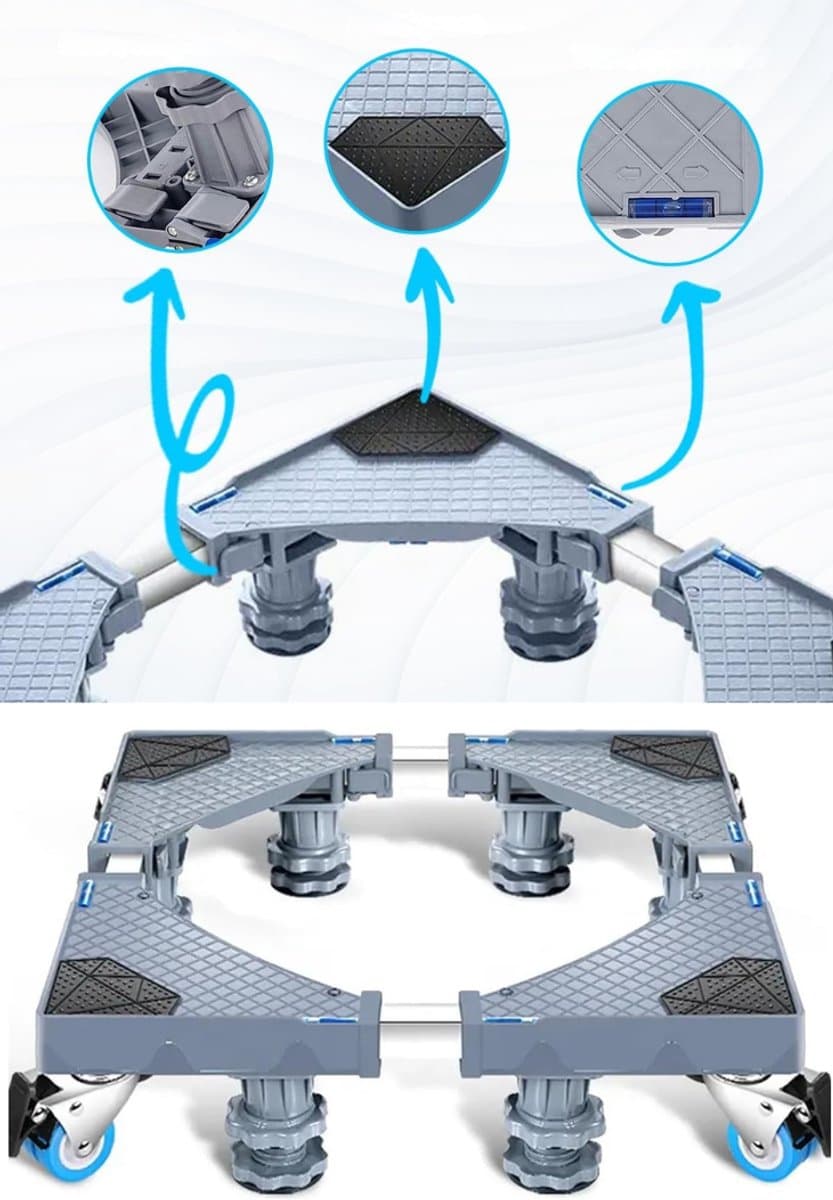 ApexArte® Wasmachine Verhoger - Wasmachine Kast - Wasmachine Ombouw — afbeelding 1