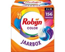 Robijn Classics Capsules Color - 3 in 1 capsules - 6 x 26 wasbeurten - Voordeelverpakking
