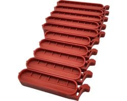 Gadgetpoint - Vershoudknijpers - Knijpers - Broodknijpers - Afsluitclips - Rood