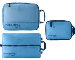 Eagle Creek Pack-It Essentials Set 3-delig - opbergzak (blue dawn)