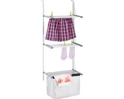 droogrek deur - inklapbaar - 3,8 m drooglengte - met waszak - douchewand