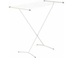 BRASQ Droogrek Staand Wit - 8 meter - Wasdroger - Inklapbaar Wasrek - Staand Droogrek - Droogrekken - 90x53x83 cm — afbeelding 1
