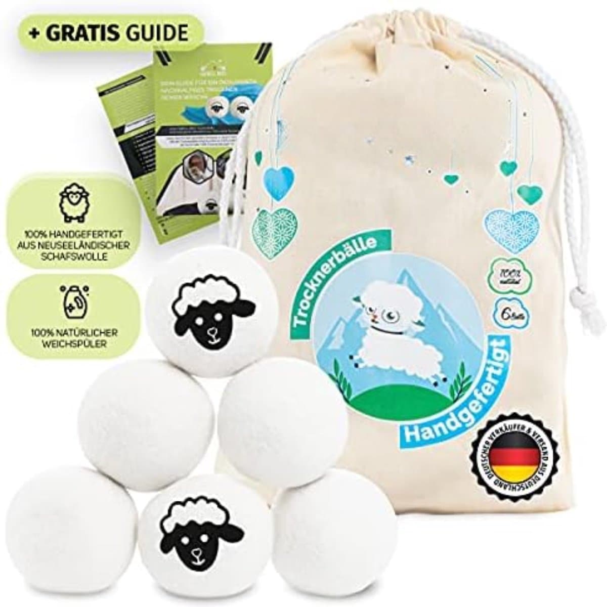 Lexium Drogerballen - Drogerballen Voor Wasdrogers - Droger Ballen - Drogerbollen — afbeelding 1