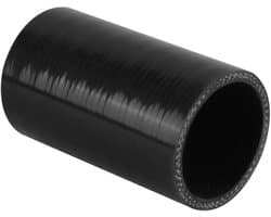 Golden crown - 50mm Auto Universele Turbo - Hoge Prestaties - Zwart - Silicone Slang Koppeling - Verbeterde Doorstroming - Geschikt voor Intercooler