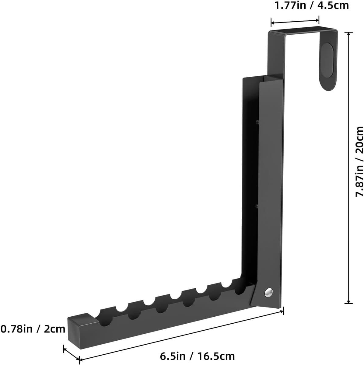 REWYTAZ-2 stuks - Inklapbaar Wanddroogrek - Wandmontage voor Kleding - Kledinghanger - Uitklapbaar Kledingrek Wand - Wanddroogrek voor Kleding - Droogrek voor kleding aan de muur - Droogrek voor wasgoed - Zwart — afbeelding 1