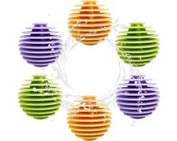 Reusable Drying Balls Anti-static, 6 Pieces Laundry Stirring Balls Non-Toxic Washing Balls Tangle Free for Washing Machine, Softens Fabrics, Prevents Tangles, Improves Cleaning(Large) — afbeelding 1