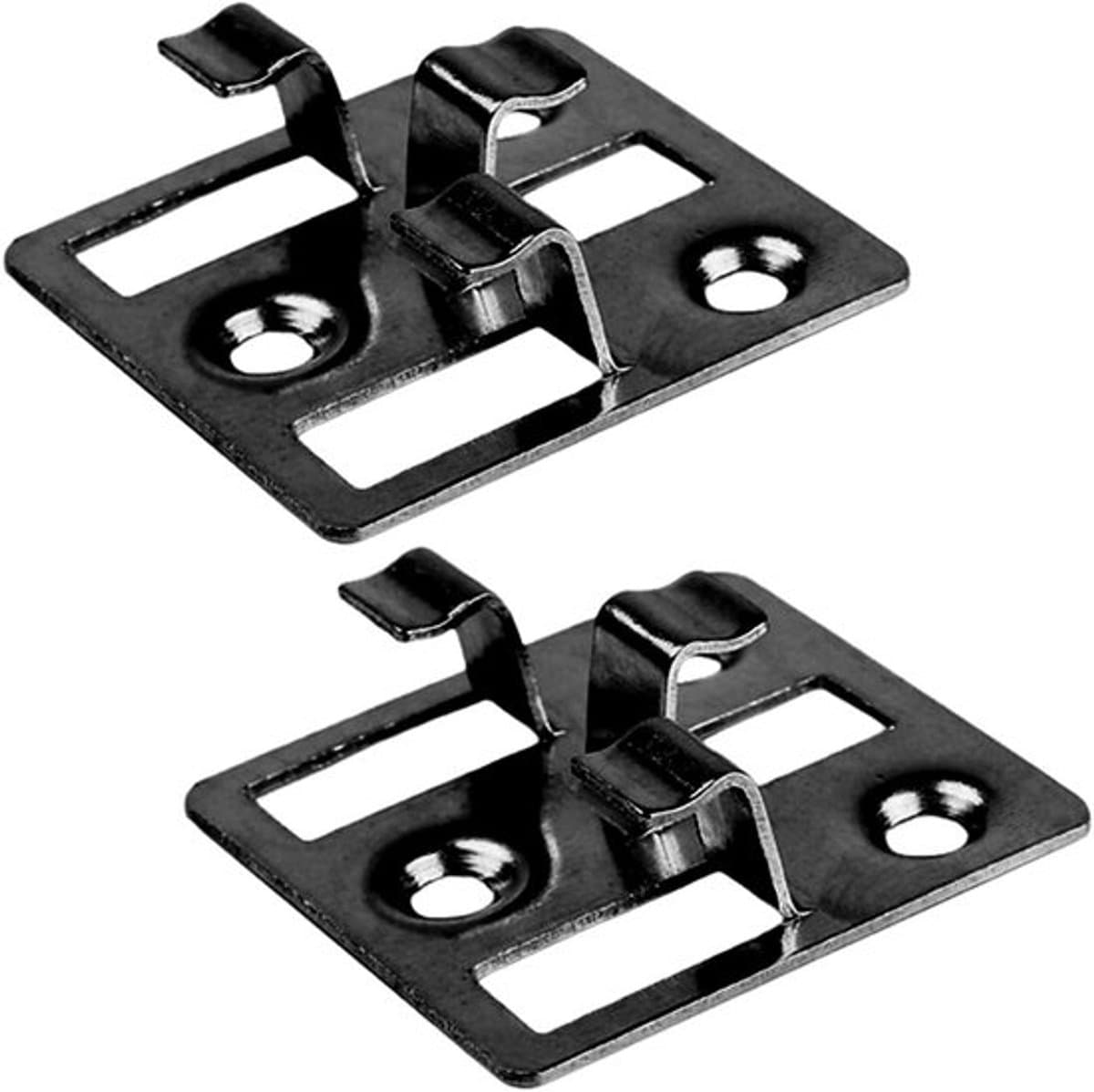 Dailygoody - Clips - Montageclips voor composiet terras - Zwart - Fixing Clamps voor planken - Ideaal voor terrasconstructie - Geschikt voor... — afbeelding 1