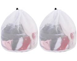 Cosensi- Wasnet - 2 Stuks - 40 x 50 cm - Fijn Gaas - Herbruikbaar - Ondergoed/Sokken - Duurzaam Polyester - Waszak