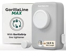 Waslijn Uittrekbaar - Kledinglijn Binnen - Ruimte Besparen - Automatisch oprolbaar - 4.2 meter - Zilver