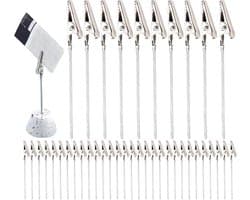 Krokodillenclips - Fotoclips Stokje - DIY Fotodisplays - Stevig Metalen Clips - 40 Stuks - Enkel attribuut