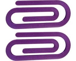 Rolhouder Clips - Canvas Clips - Kunst Organiseren - Anti-krullende Canvas - 2 stuks - Paars