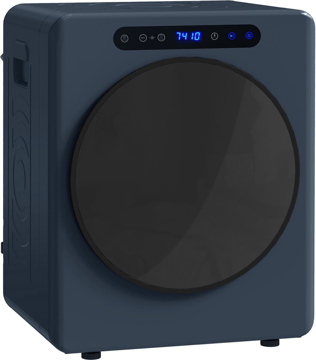 HOMCOM Wasdroger-Roestvrij staal, Staal-49L x 43B x 61H cm-Blauw — afbeelding 1