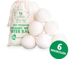 Mr. Green Mind Wasdrogerballen van 100% Wol Duurzaam, Herbruikbaar & Energie-besparend – Set van 6 drogerballen – Natuurlijk alternatief voor wasverzachter — afbeelding 1