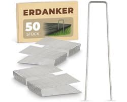 Novatool haringen grondanker 150x30x3mm 25 stuks, roestvrij, duurzaam en extreem stabiel, grondnagels grondhaken grondverankering, voor tenttuin onkruidbestrijding doek landschapsarchitectuur — afbeelding 1