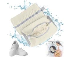 2X Waszak - Wasnet Voor Schoenen - Waszak Voor Schoenen - Schoenen Waszak - 39 x 19 Cm - Netje Anti-Vervorming - Delicaat Wasgoed - Schoen Wassen - Schoenenwaszak - Wasgoed - Wasmachine - Schoenen / Sneakers - Met Rits En Hangende Ring - Herbruikbaar