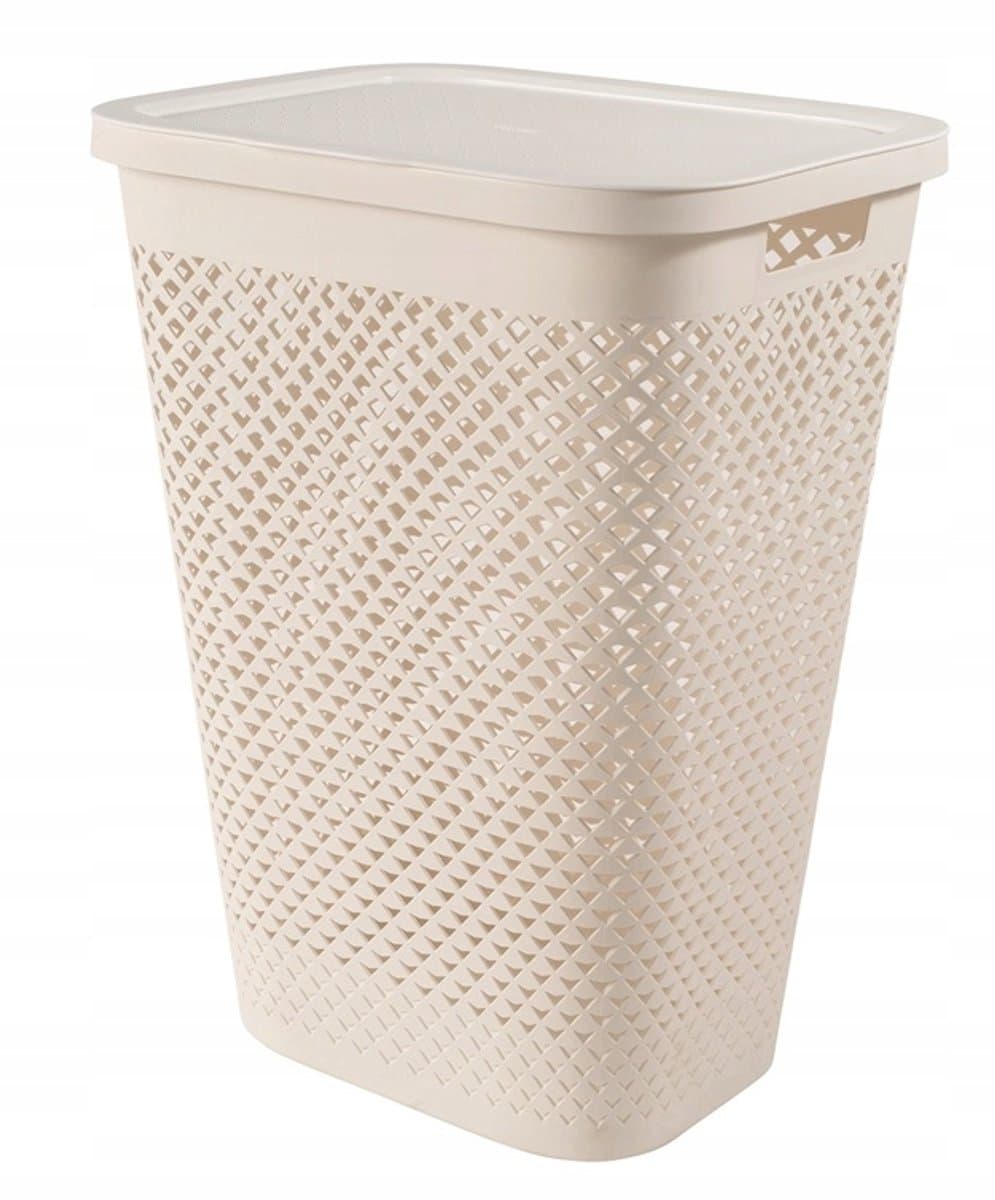 Curver PURE Wasmand 55L Crème - Ventilerend en Ruim — afbeelding 1