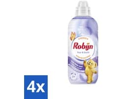 Robijn – Wasverzachter – Puur & Zacht – 780 ml - Voordeelverpakking - 4 stuks