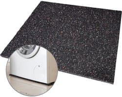 Geluidsdempende Antitrillingsmat voor Wasmachine en Droger - Rubberen Onderlegger 60x60 cm