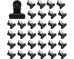 Punaises Paperclips - Bevestigingsclips - Foto's Ophangen - Stevige Metalen Clips - 20 mm - Zwart