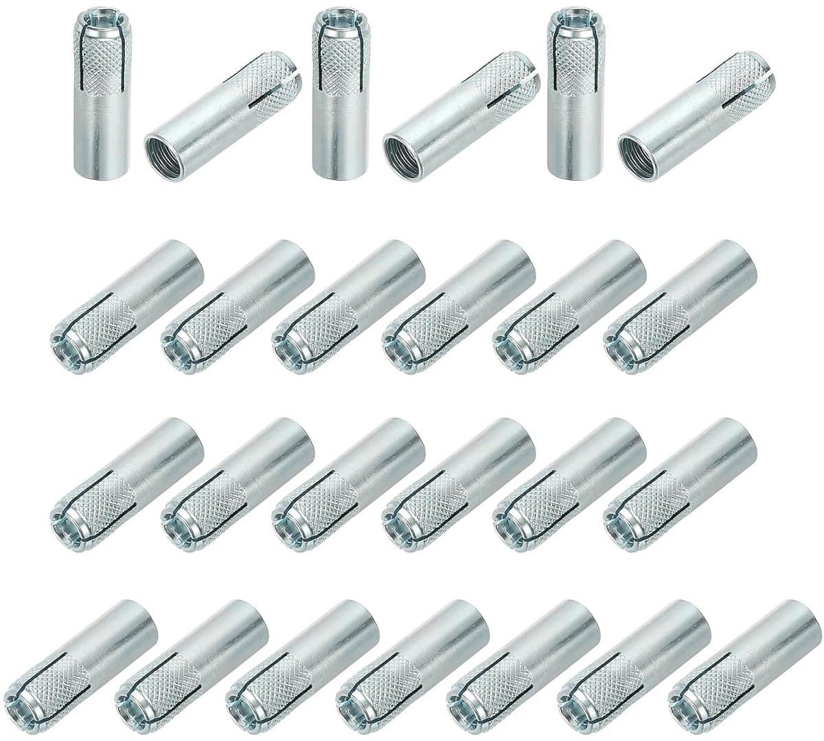 Inslagganker Bouten - Bevestigingsanker - Beton Verankeren - Verzinkt Koolstofstaal - M10 11mm Gat - Zilver — afbeelding 1