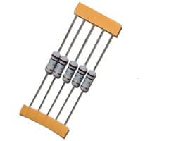 Weerstand 10 ohm 3 watt metaaloxide film 5 procent set 5 stuks