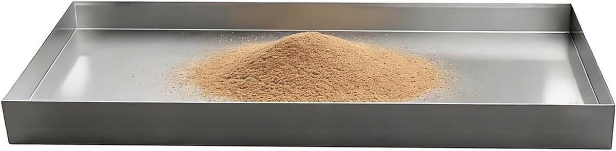 Opvangbak Wasmachines - Lekbak RVS - Water Opvang - Hoge Rand - 70x60cm - Zilverkleurig — afbeelding 1