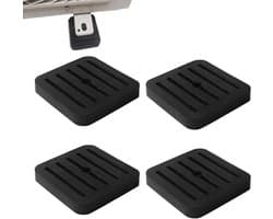 Trillingsdempers Airco - Isolatieplaten Apparaten - Apparaten Dempen - Lange Levensduur - 4 stuks - Zwart