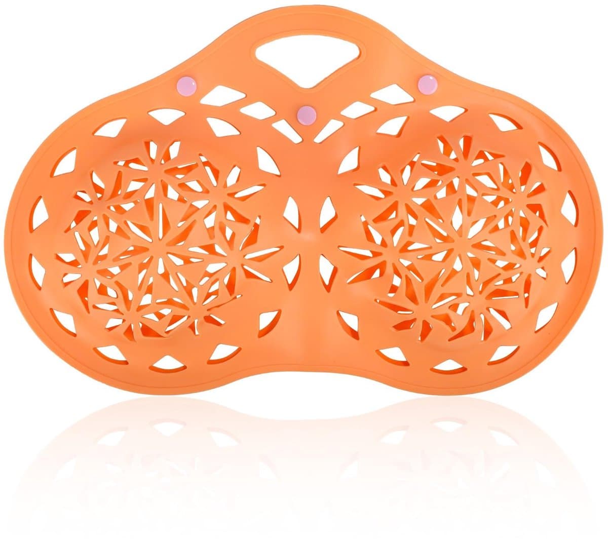 Allecto - Bra Wash Bags - Waszak voor BH's - Silicone Bescherming - Oranje - Ondergoed Waszak - Geschikt voor Cup 32A tot 38D — afbeelding 1