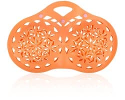 Allecto - Bra Wash Bags - Waszak voor BH's - Silicone Bescherming - Oranje - Ondergoed Waszak - Geschikt voor Cup 32A tot 38D