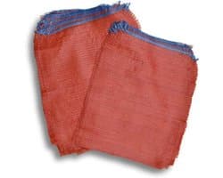 Groentezakken - Opbergzakken - Oogst bewaren - Ademend netweefsel - 43 x 63 cm - Rood — afbeelding 1