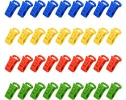 36 Sokclips met Hangende Haken - Multifunctionele Kledingclips voor Sokorganisatie - Geen Behoefte om te Buigen - Voor Wasmachine en Wasdroger
