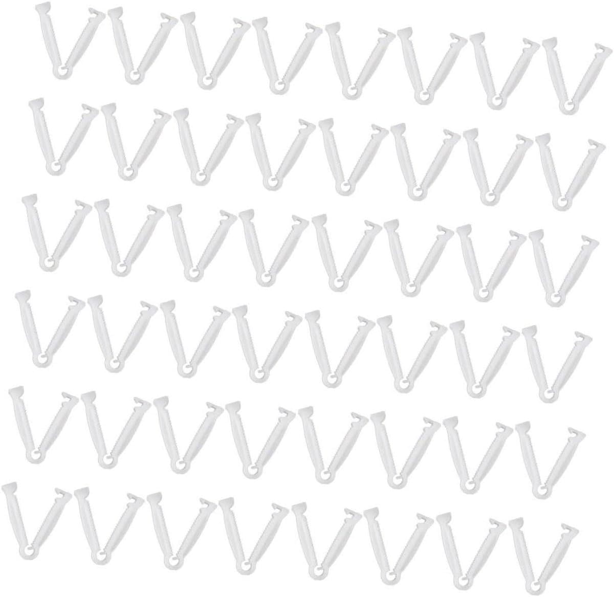 Navelklemmen - Klemmen Varkens - Dierenverzorging - Wegwerp Hygiëne - 100 Stuks - Wit — afbeelding 1