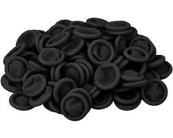 100 Stuks Antistatische Vingerbeschermers van Latex - Rubber Finger Cots voor Schoon en Droog Gebruik, Ideaal voor Elektronica en Medisch Gebruik