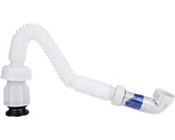 Flexibele Afvoerpijp - Gootsteen Afvoer - Sanitair Problemen Oplossen - Verstelbaar Rimpelontwerp - 40mm Diameter