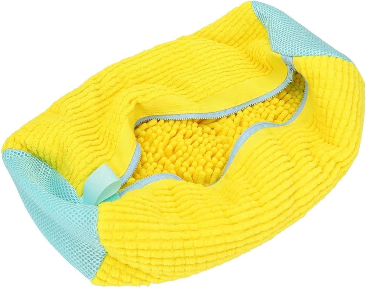 Herbruikbare Schoenwaszak - Cilindervormige Mesh Net voor Sneakers en Sportschoenen, Ideaal voor Machinewas en Droogproces — afbeelding 1