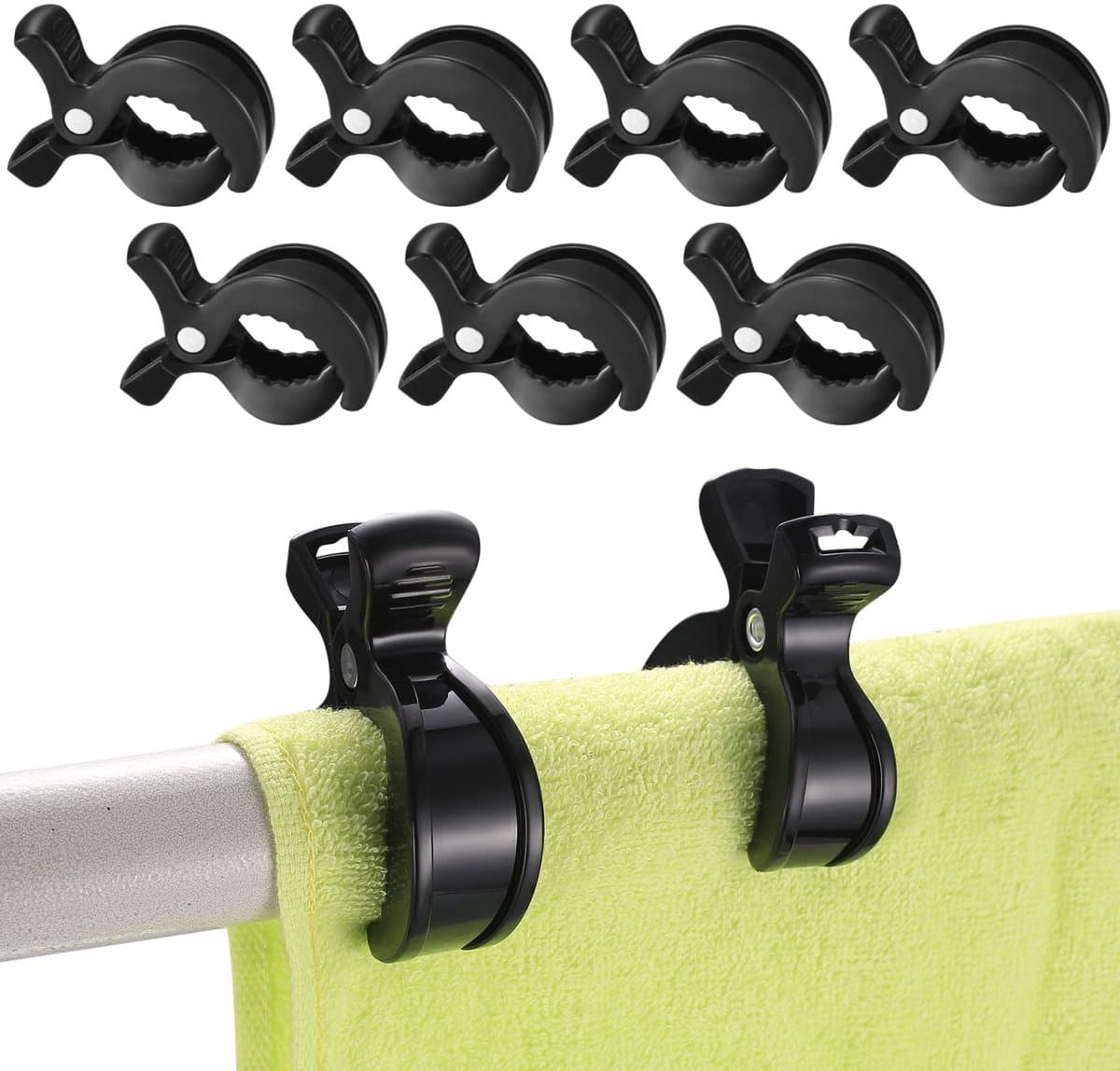 Ibenzoa® Set van 9 Kinderwagenclips - Veilig en Gemakkelijk Bevestigen van Accessoires — afbeelding 1