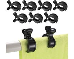 Ibenzoa® Set van 9 Kinderwagenclips - Veilig en Gemakkelijk Bevestigen van Accessoires