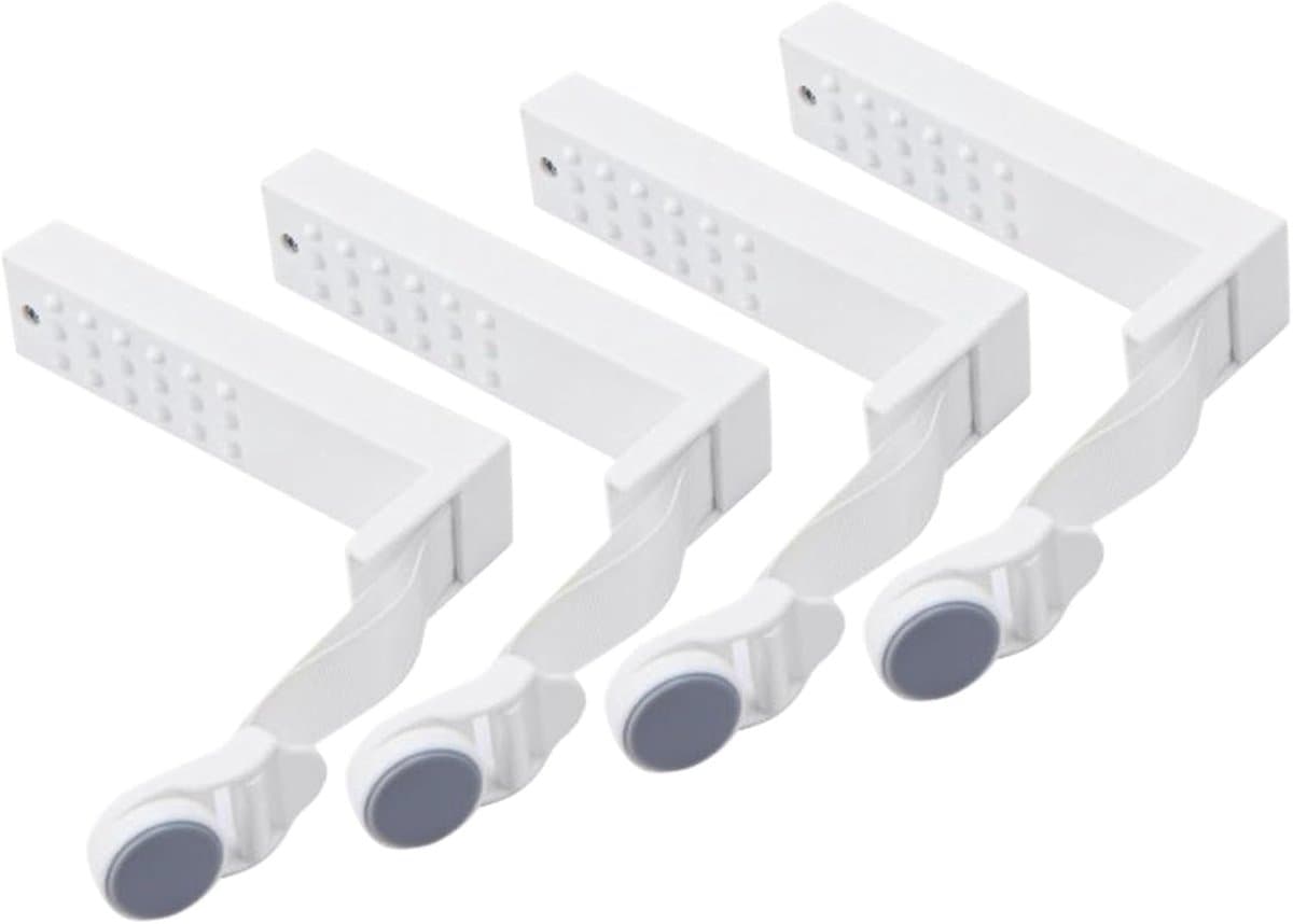 Dekbedclips - Hoekbevestiging voor bedlakens - set van 4 beddengoedklemmen - voor bedlakens/bevestigingsriemen voor bedlakens ter bescherming van de matras、veilige grijpers voor bankkussensv — afbeelding 1