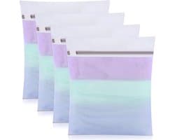 Set van 4 Wasnetten voor Wasmachine 30 x 40 cm met Ritssluiting