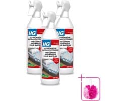 3 x HG - Hygiënische Matras Opfrisser - Werkt Na 30 Minuten - Neutraliseert Nare Geurtjes - 500 ml - Bulkverpakking - Matrasopfrisser - Douchemop - Hygiëne