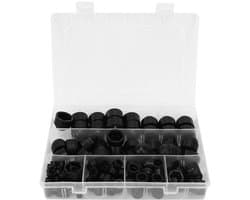 145PCs M4-M12 Bolt Cap Rubber Beschermende Sluiting Moer Cover Zwart Hoofd Cover Hex Schroeven DShanLa
