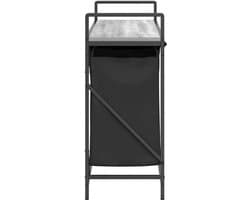 Wasmand – Wasbasket – Laundry Basket – Waston – Wasbak – Met 3 Vakjes – Bovenplank – Staal & Hout – Uitneembare Waszakken