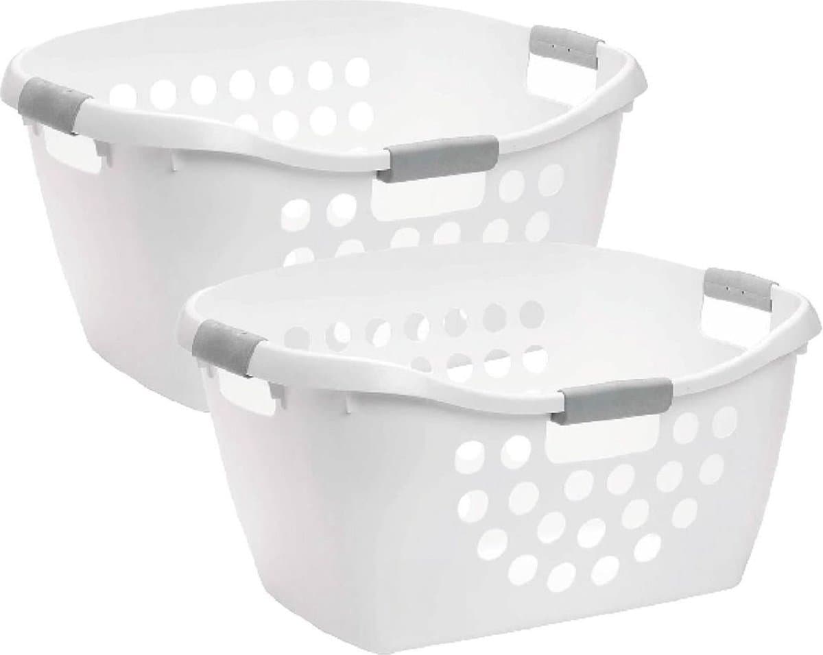 ApexArte® Heupwasmand - Wassorteerder - Wasbox - Wasmand - Wit — afbeelding 1