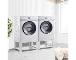 Wasmachine sokkel dubbel Cremlingen verhoger met planken